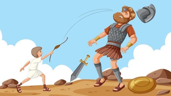 David y goliat: La Fuerza de⁣ la Valor⁤ ante la Adversidad Historias Bíblicas